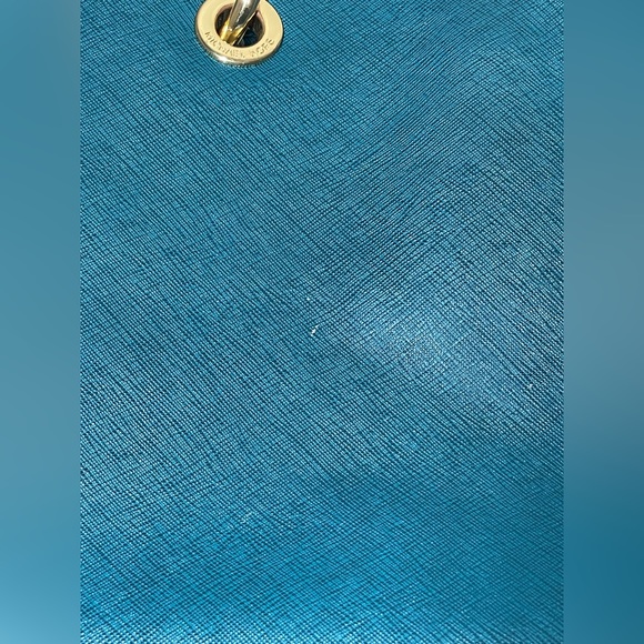 Michael Kors Leather Crossbody Bag - Teal/Blue/Turquoise - Picture 4 of 11